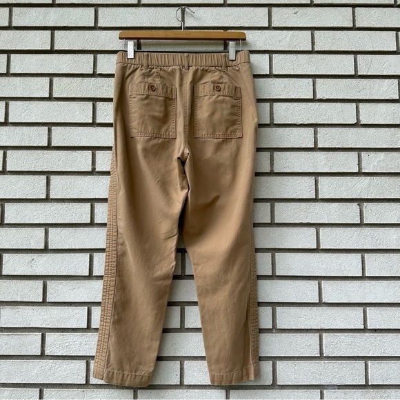 Talbots Cotton Canvas Cargo Slim Leg Pants Khaki Tan - Picture 5 of 11